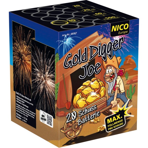 Gold Digger Joe 20 Schuss 500 Gramm (NICO)