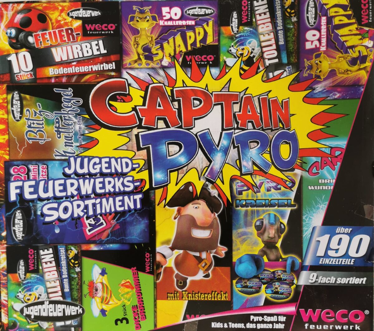 Captain Pyro 190 Teile Sortiment (Weco)