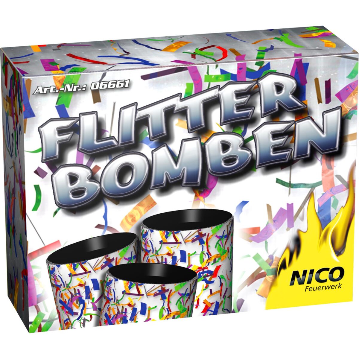 Flitter Bomben 3er Pack (NICO)