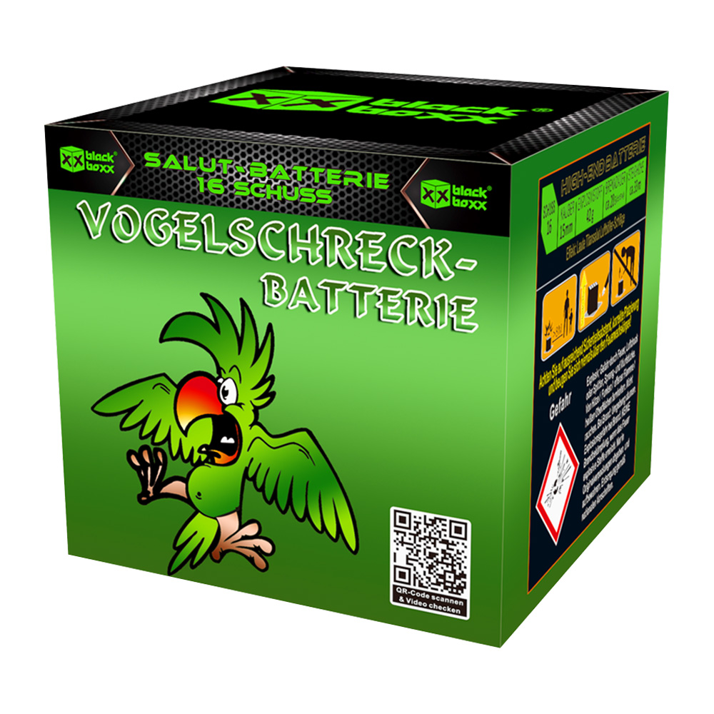 Vogelschreck Batterie 16 Schuss Blitzknall (Blackboxx)
