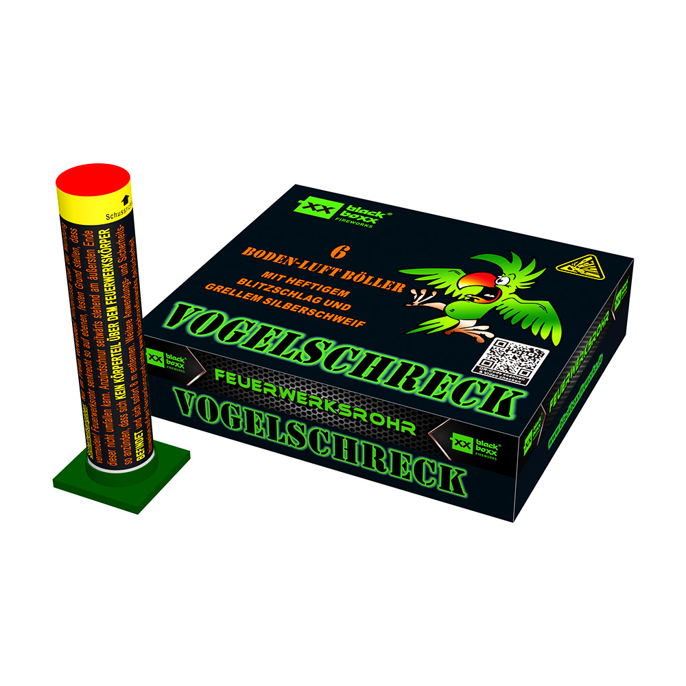 Vogelschreck Bombenrohre 6er Karton (BlackBoxx)