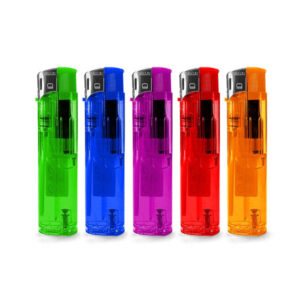 Feuerzeug YOX Color Mix – schlank, nachfüllbar, verschiedene Farben