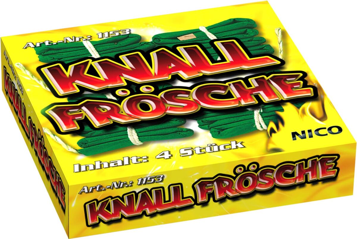 Knall Frösche 4er Schachtel (NICO)