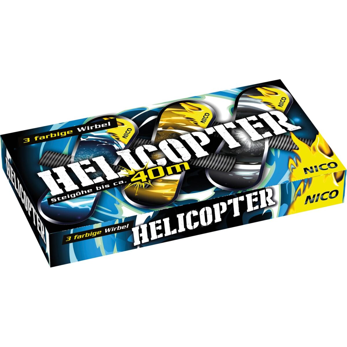 Helicopter – 3er-Schachtel (NICO)